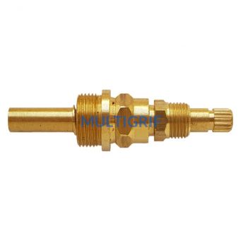 Cabezal tipo Centauro lavatorio y bidet pata larga estria gruesa